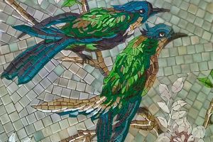 Птицы из мозаики