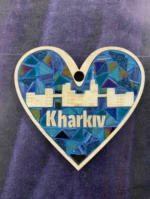 Zestaw kreatywny mozaika &bdquo;seria Chark&oacute;w &ndash; Derżprom na tle błękitnego nieba&rdquo;.