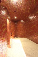 Круглая и овальная мозаика в хаммаме
