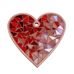 Стеклянная мозаика для творчества Сердце Купить