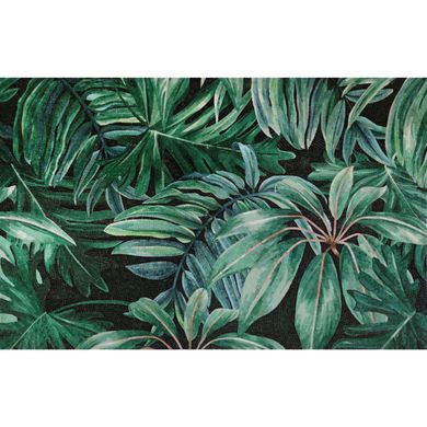 Картина из зеленой стеклянной мозаики Тропики Декор
