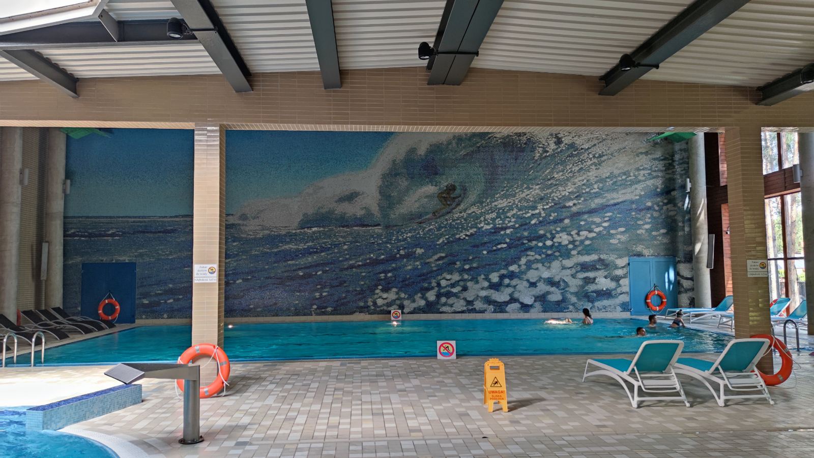 Mozaika w basenie Kup