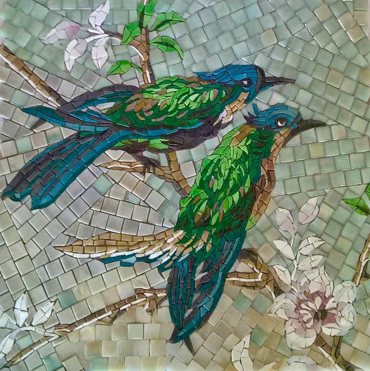 Птицы из мозаики Купить