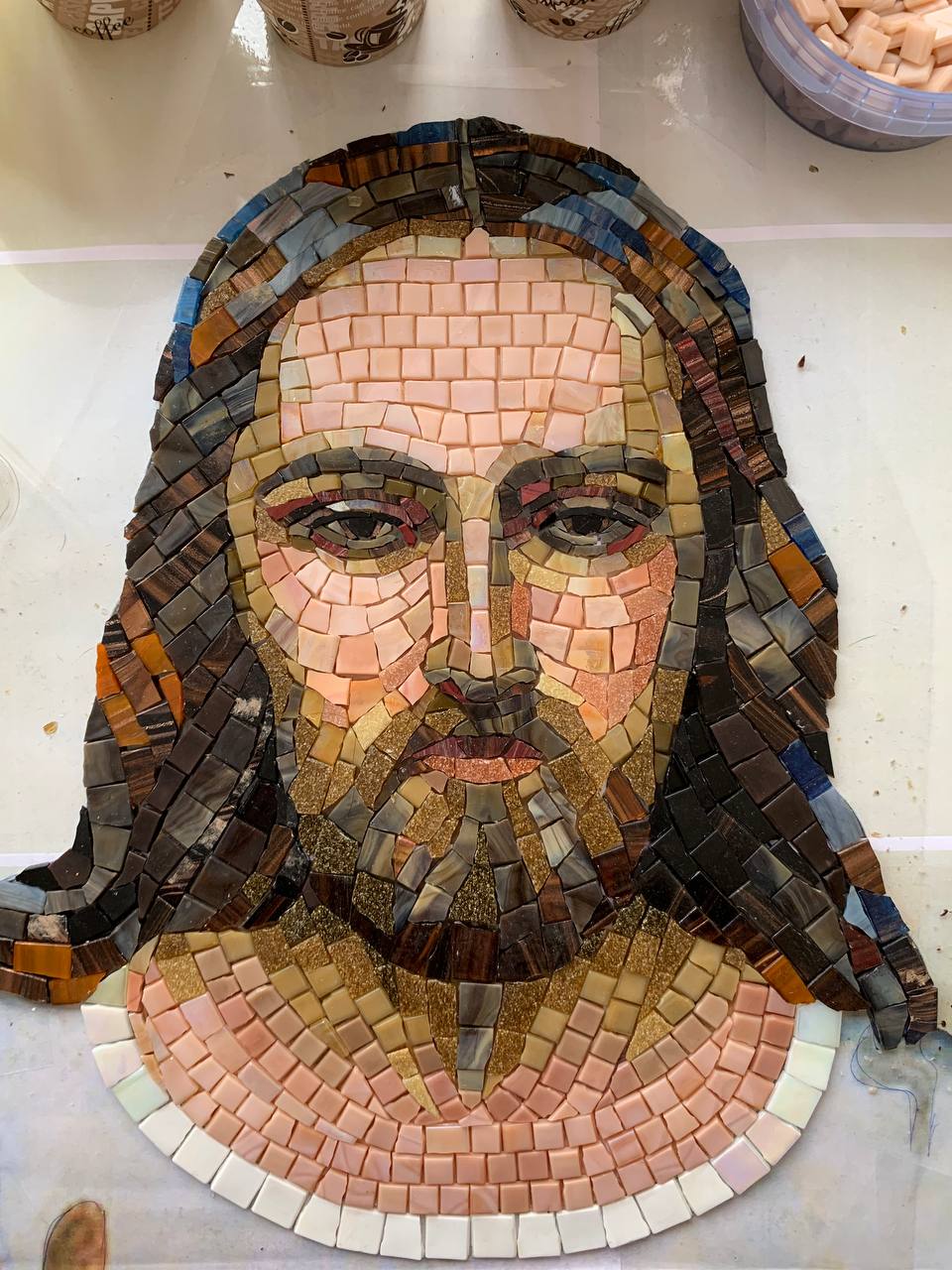 Mozaika Portret Ikona Twarzy